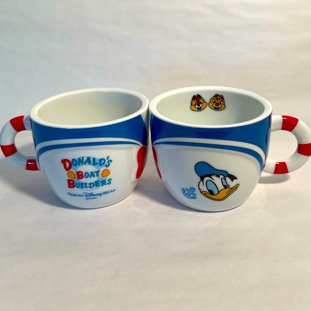 Pair of Disney Donald’s Boat Builders Cups